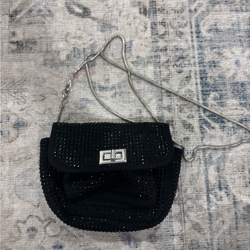 Black dress shoulder purse
